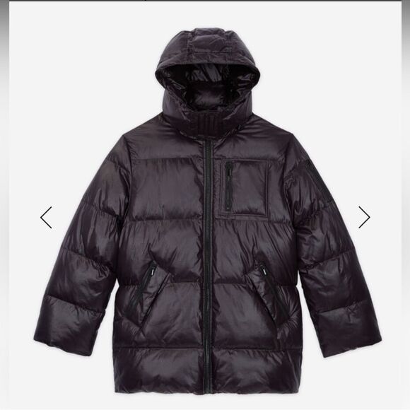 $695 The Kooples  DOWN JACKET PUFFER COAT NWT - Picture 7 of 16